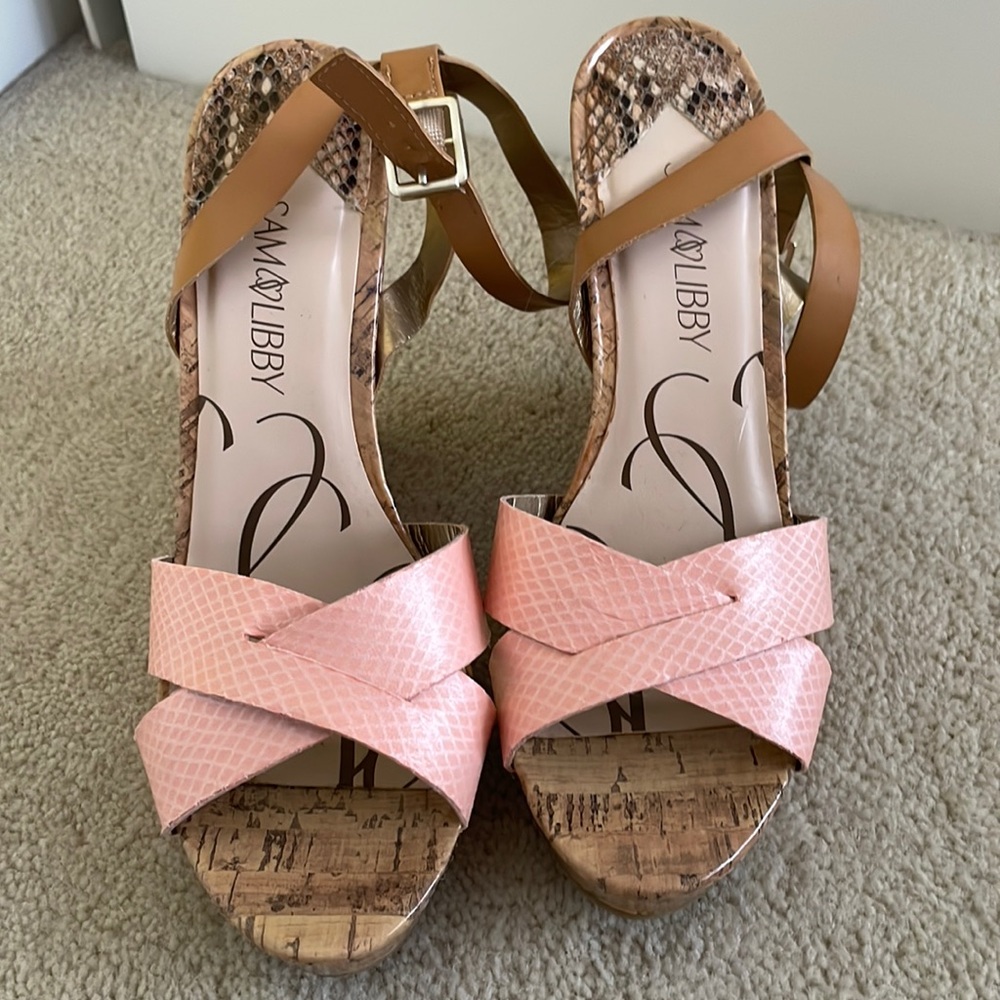 Sam & Libby wedges sz 9.5 NEVER WORN